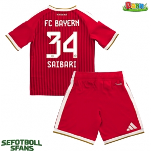Bayern Munich Ismael Saibari #34 Hemmaställ Barn 2026-27 Kortärmad (+ Korta byxor)